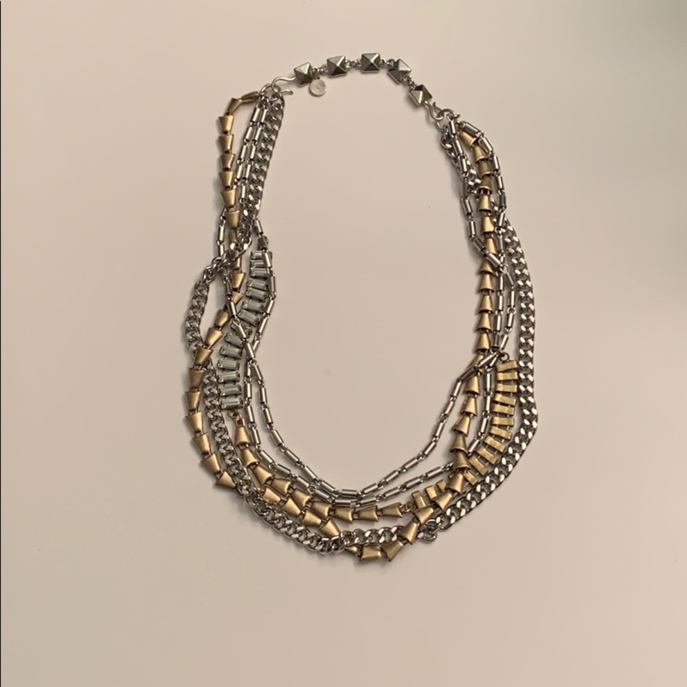 Statement Necklace With Removable Piece - image 1
